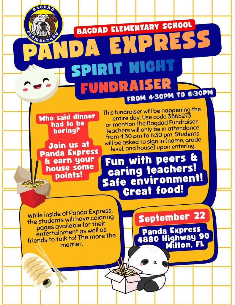Panda Express Spirit Night 9/22 