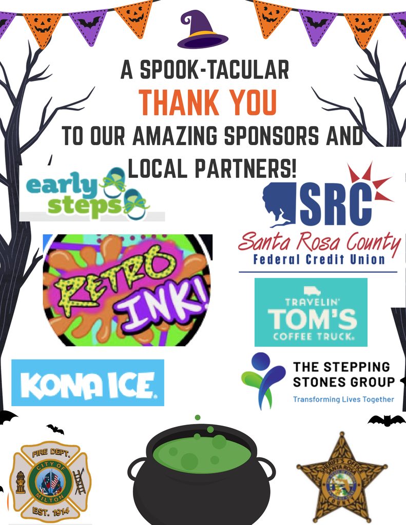SRCDS Trunk or Treat Sponsors flyer
