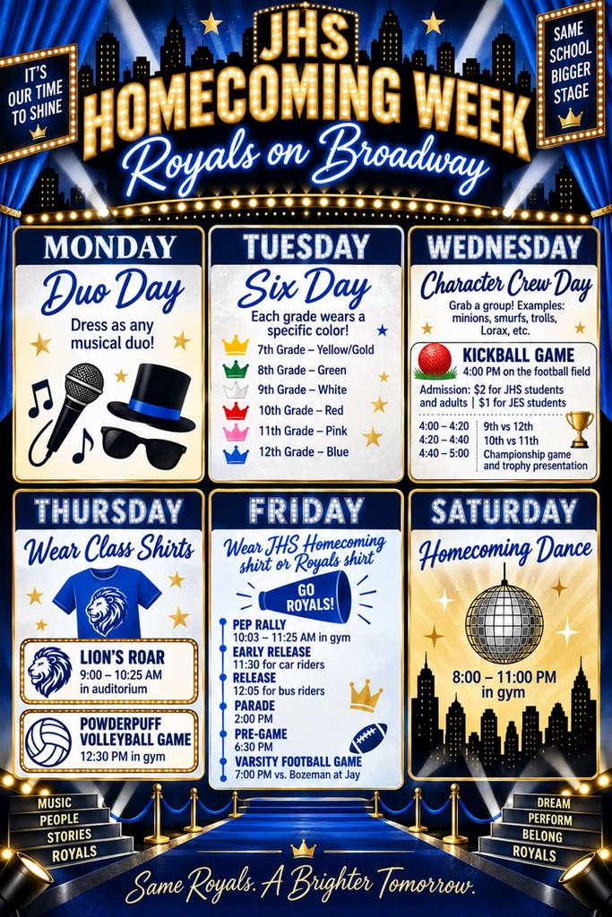 hoco week schedule