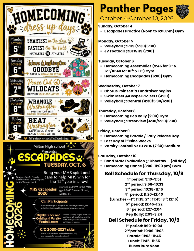 Panther Pages Newsletter 1004-1010