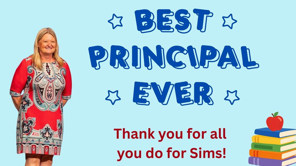 Happy Principal's Month, Mrs. Donalson! 