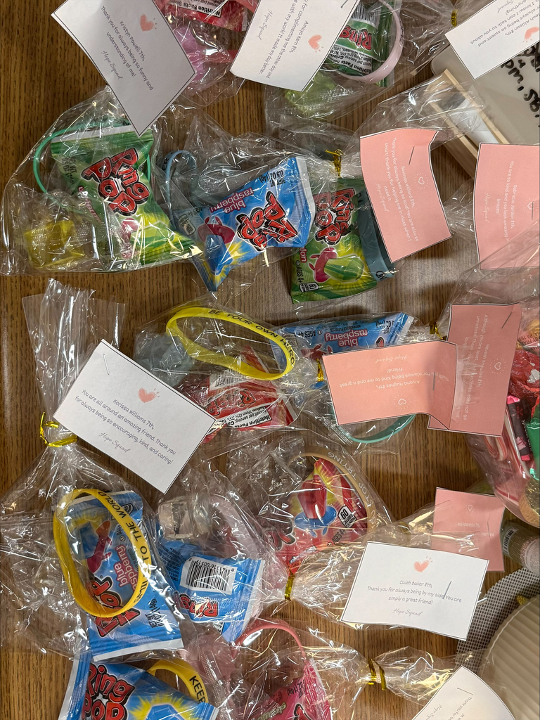 Treat bags from Erika's Lighthouse