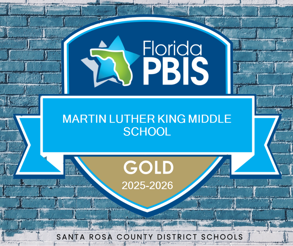 Image for Martin Luther King Middle School Florida PBIS Gold award