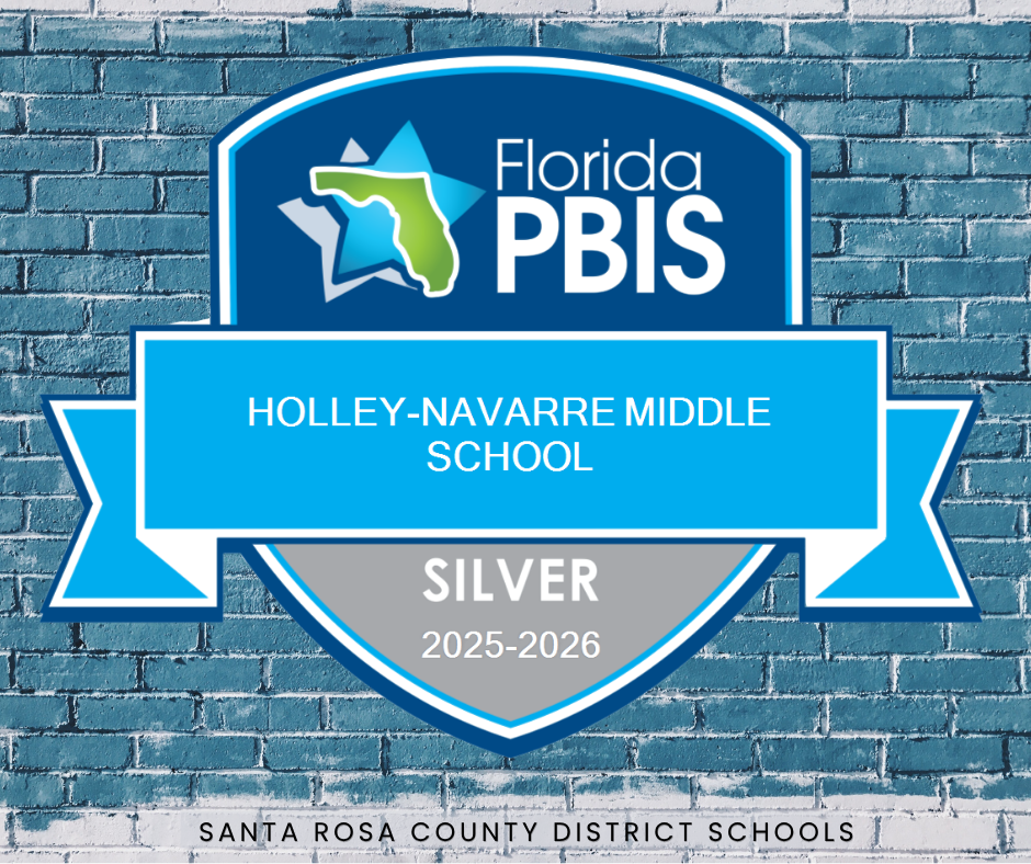 Holley-Navarre Middle School Florida PBIS Silver award image