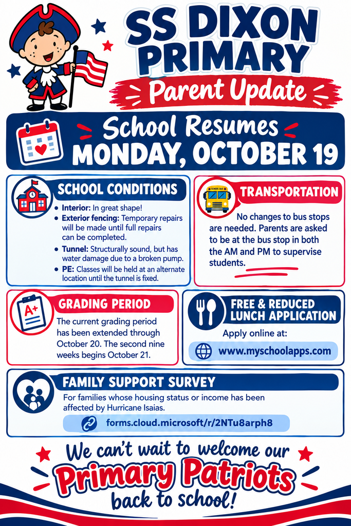 Return to School Updates