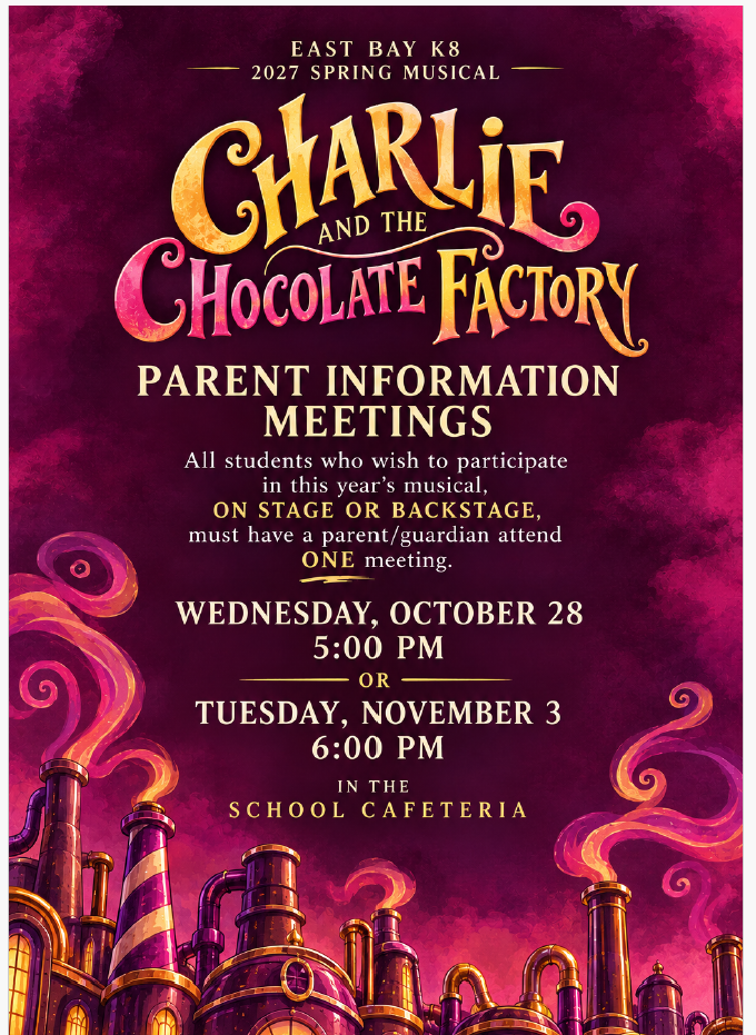 Charlie and the Chocolate Factory Meeting Notice