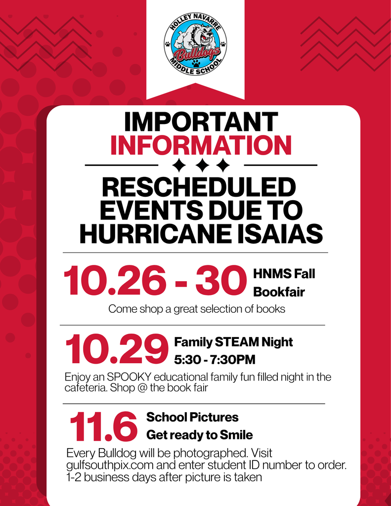 Important dates reschexduled 