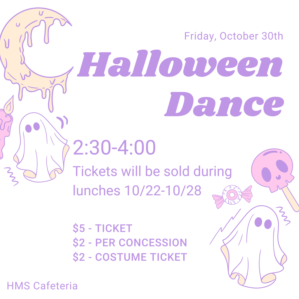 Halloween dance flyer