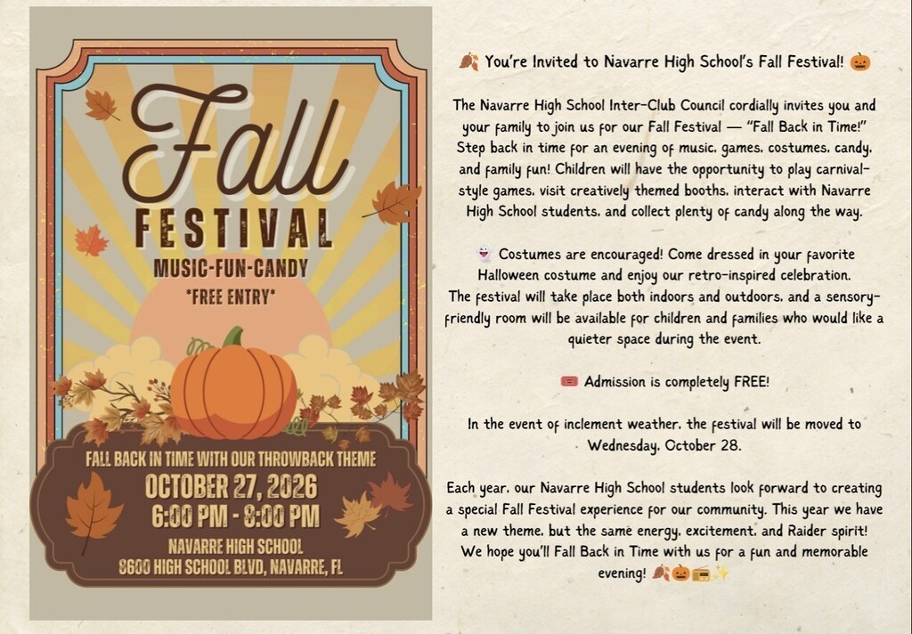 NHS Fall Festival