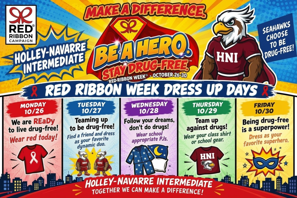 Red Ribbon Week Dress Up Days