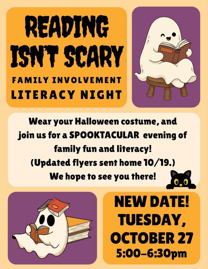 Family Literacy Night - October 27th 