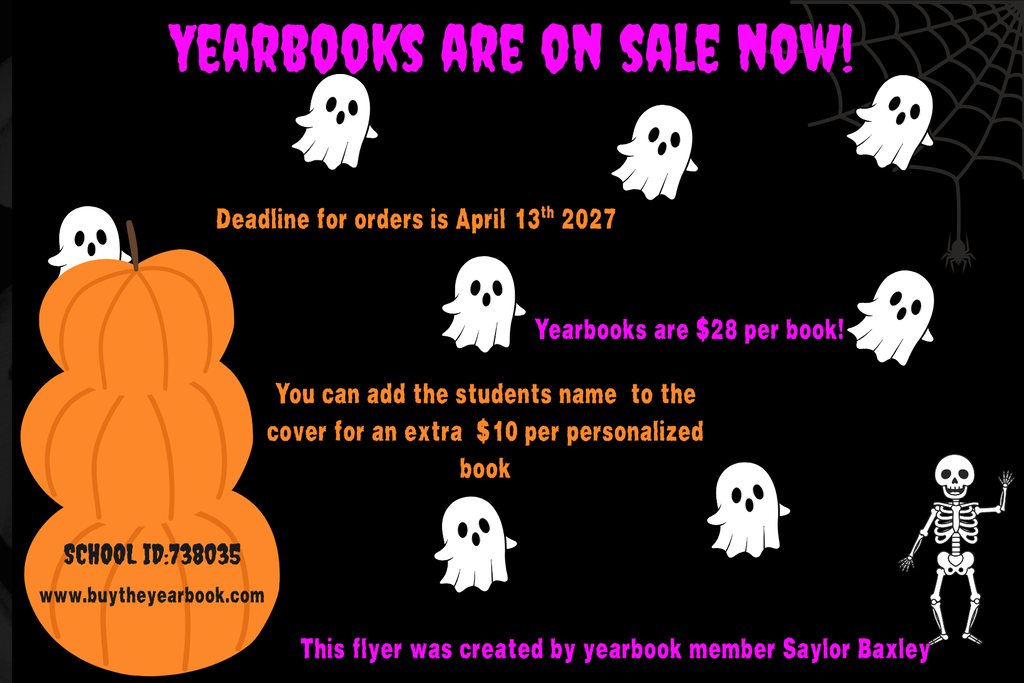 yearbook announcement 