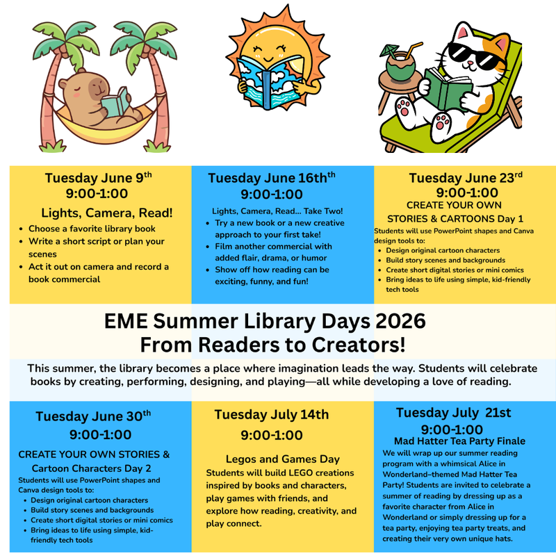 EME Family Summer Library Days 