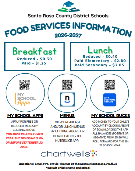 Food Services Flyer