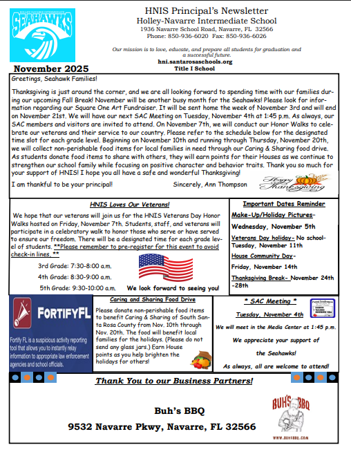 November 2025 Newsletter