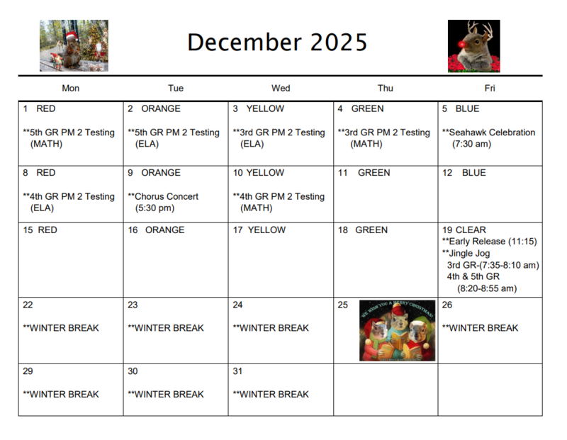 December 2025 Calendar