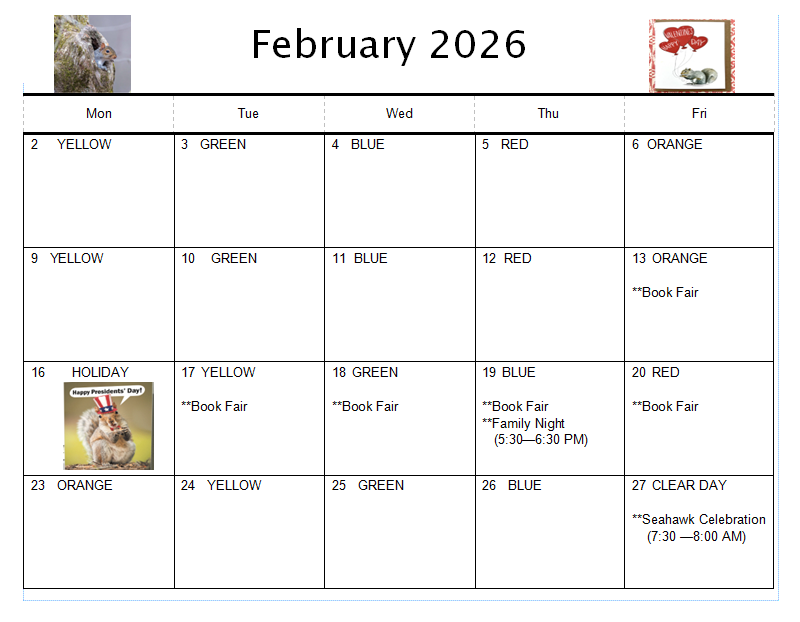 February 2026 Calendar