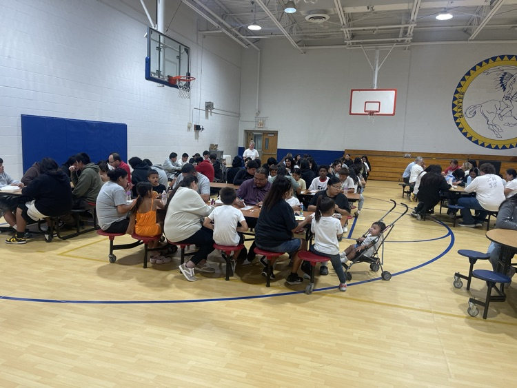 picture of students, staff and families for Falling Into Bingo