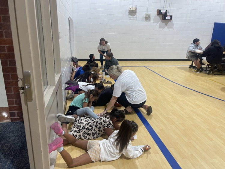 picture of students, staff and families for Falling Into Bingo