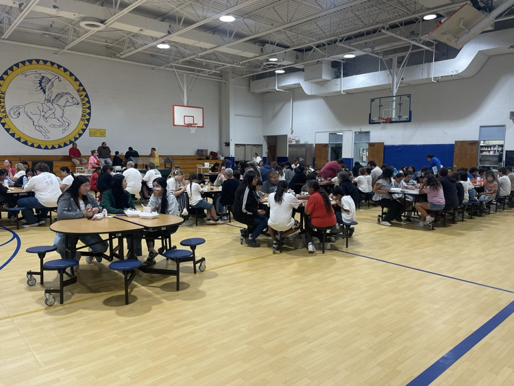 picture of students, staff and families for Falling Into Bingo