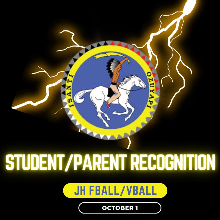 santee community school logo with lightning on it advertising student-parent recognition today