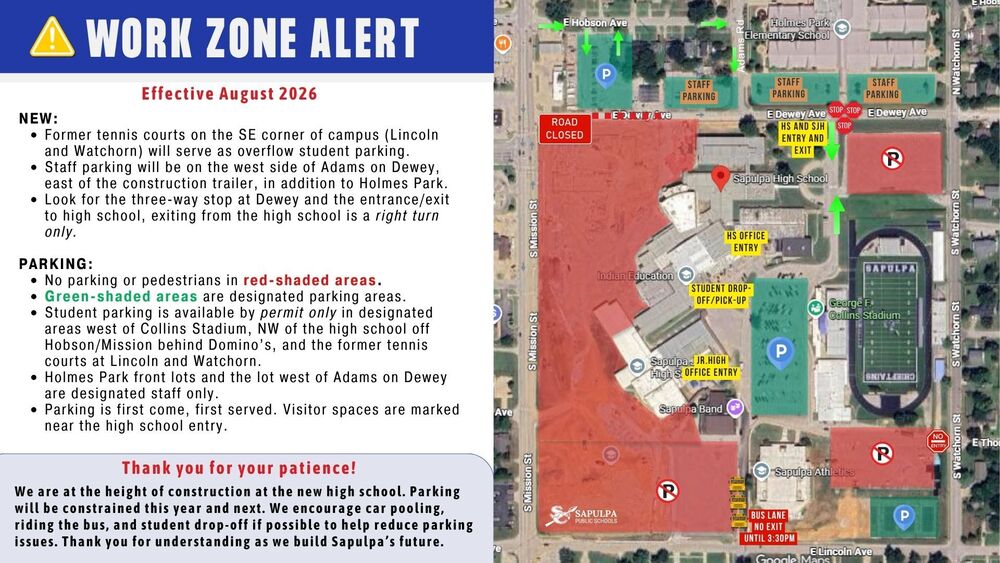 Parking Changes Map