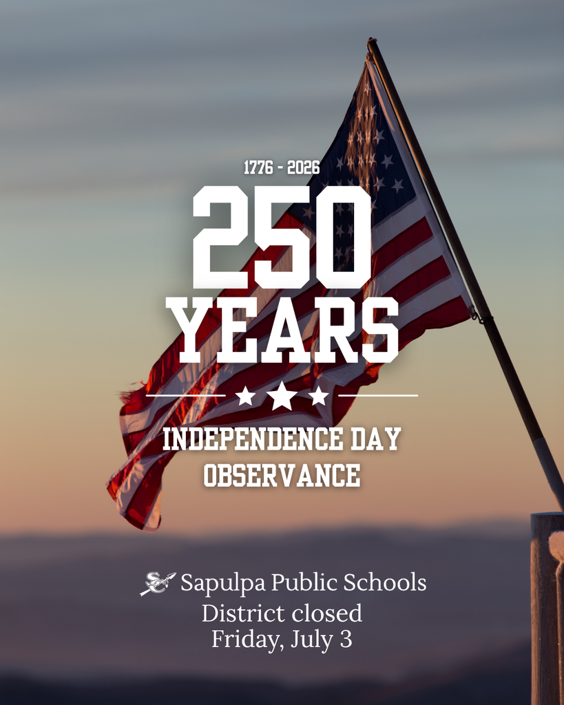 District Closed Friday, July 3 in Observance of Independence Day