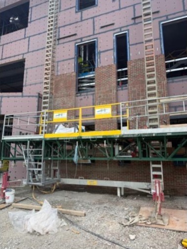 PROGRESS AS PROMISED! Take a look at the beautiful brick work happening at the future Sapulpa High School. The brick work pays homage to Sapulpa's historic red brick aesthetic while embracing modernity with lighter brick options. Architects at Reed Architecture and Interiors worked meticulously, with feedback from district leaders and faculty, to design the complex masonry, while construction managers at Nabholz Corporation ensure the work is top notch. Construction is moving fast this summer, and the future Sapulpa High School is really taking shape along Route 66!