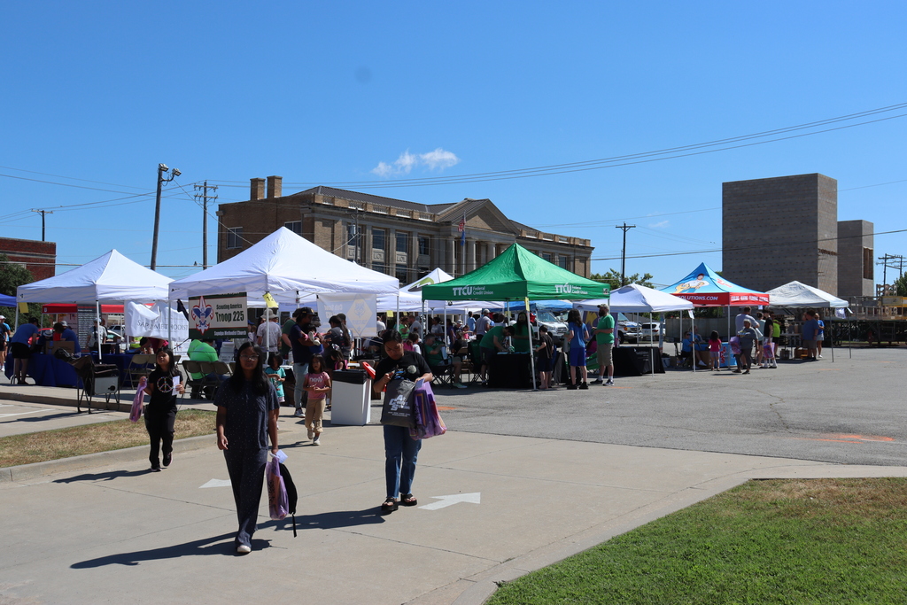 Booths at Back to School Bash
