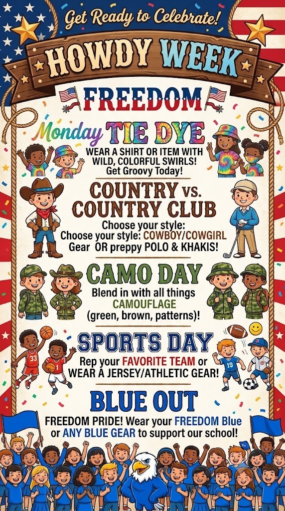 Howdy Week Aug 31st - Sept 4th
