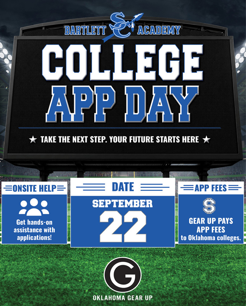 College App day is Tuesday at Bartlett!