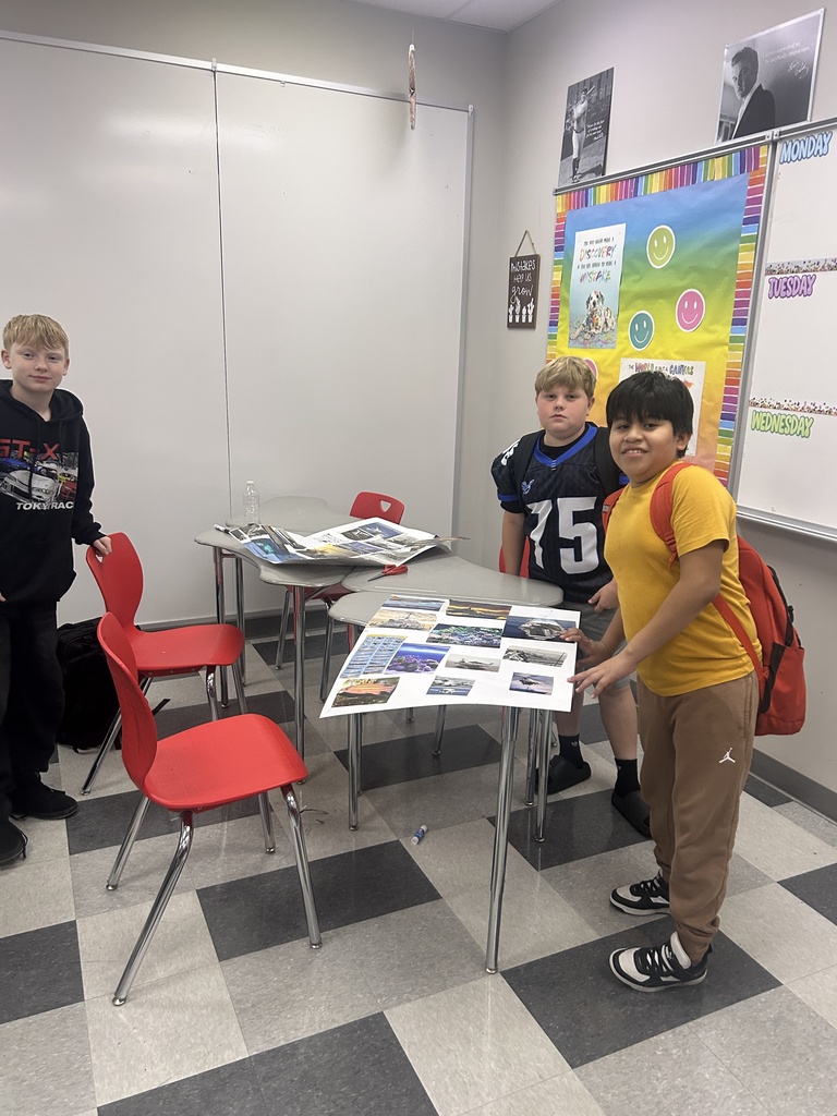 students with vision boards