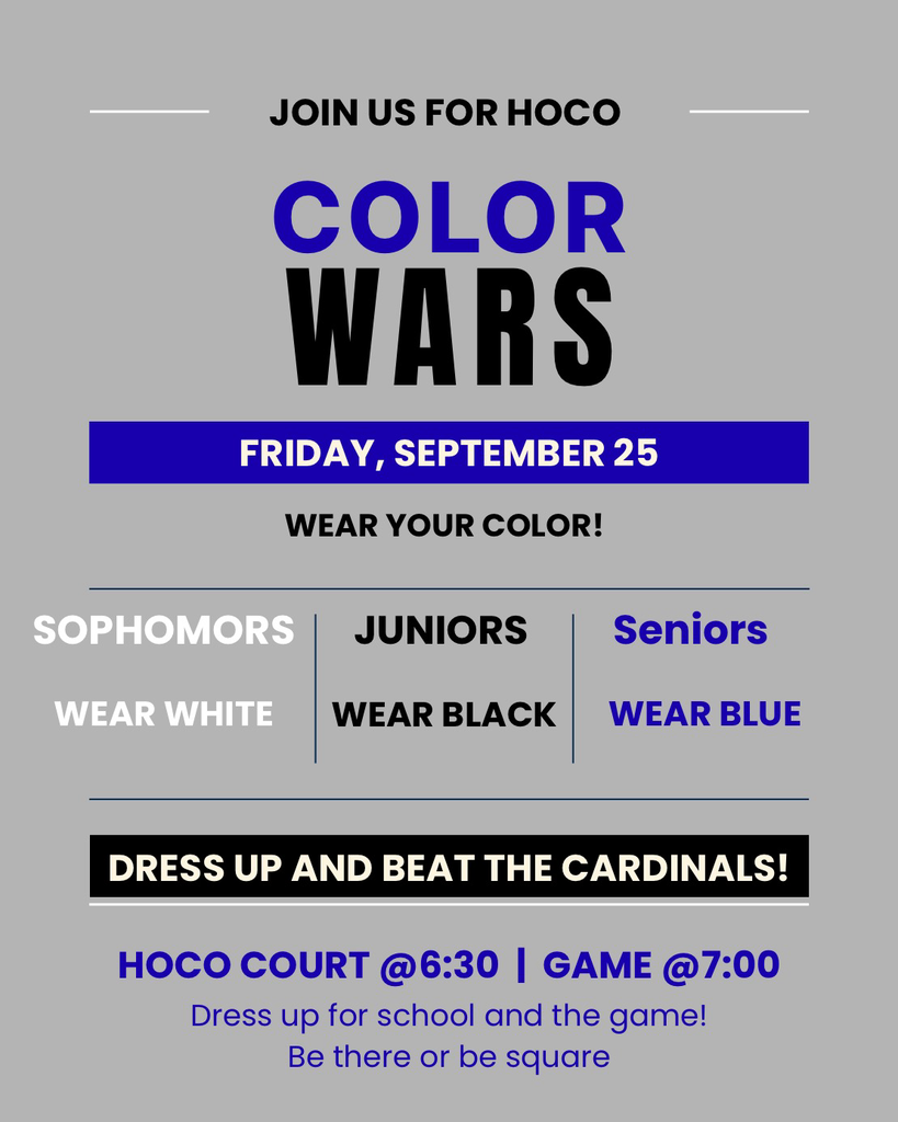 Color Wars Homecoming 9/25