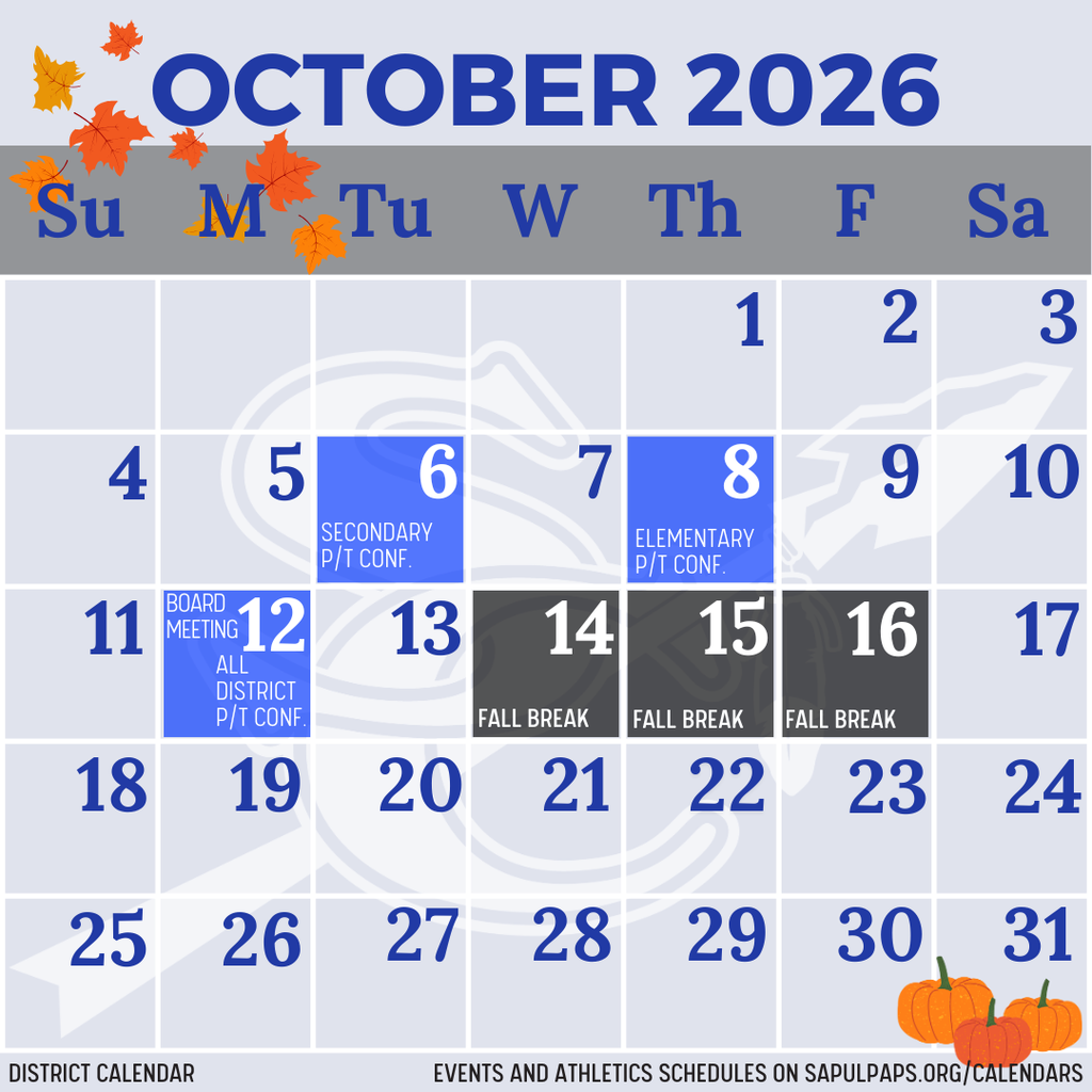 October District Calendar