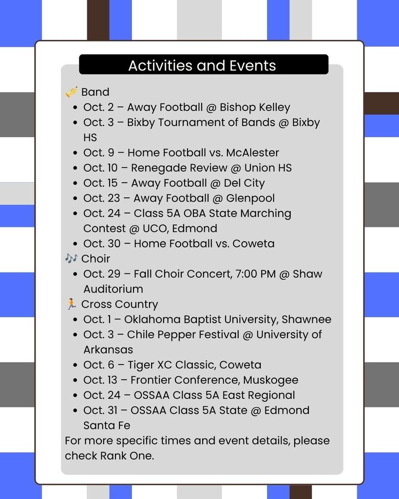 October Chieftain Chat