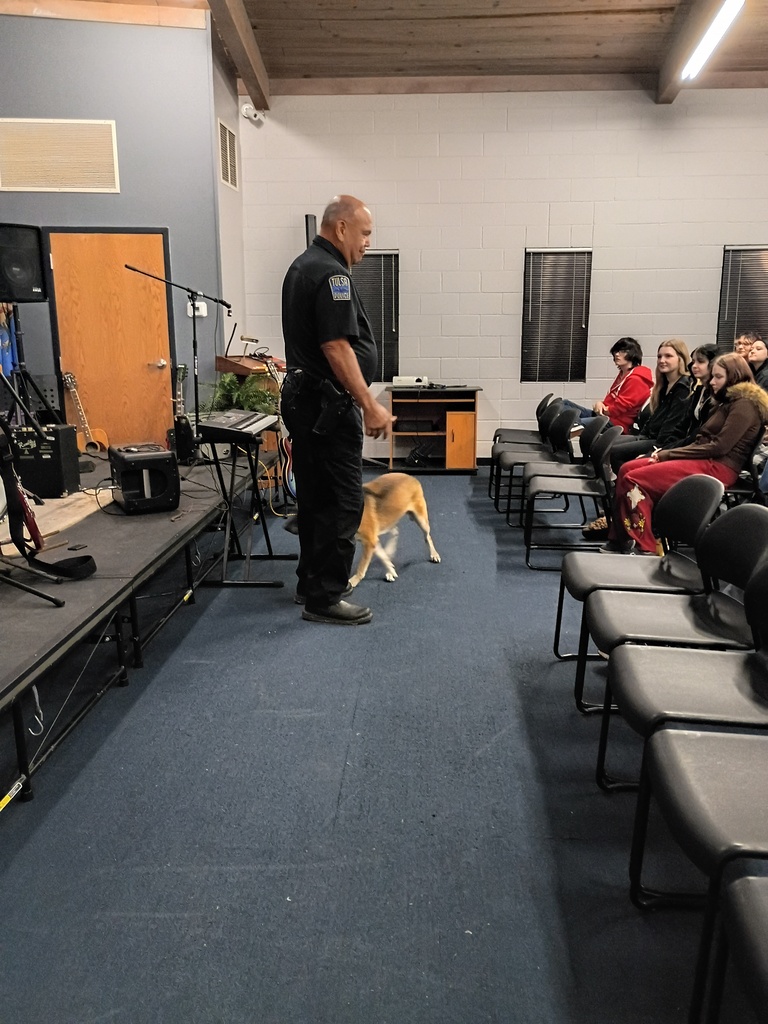 Speaker Officer Sanders and K9 Wile E