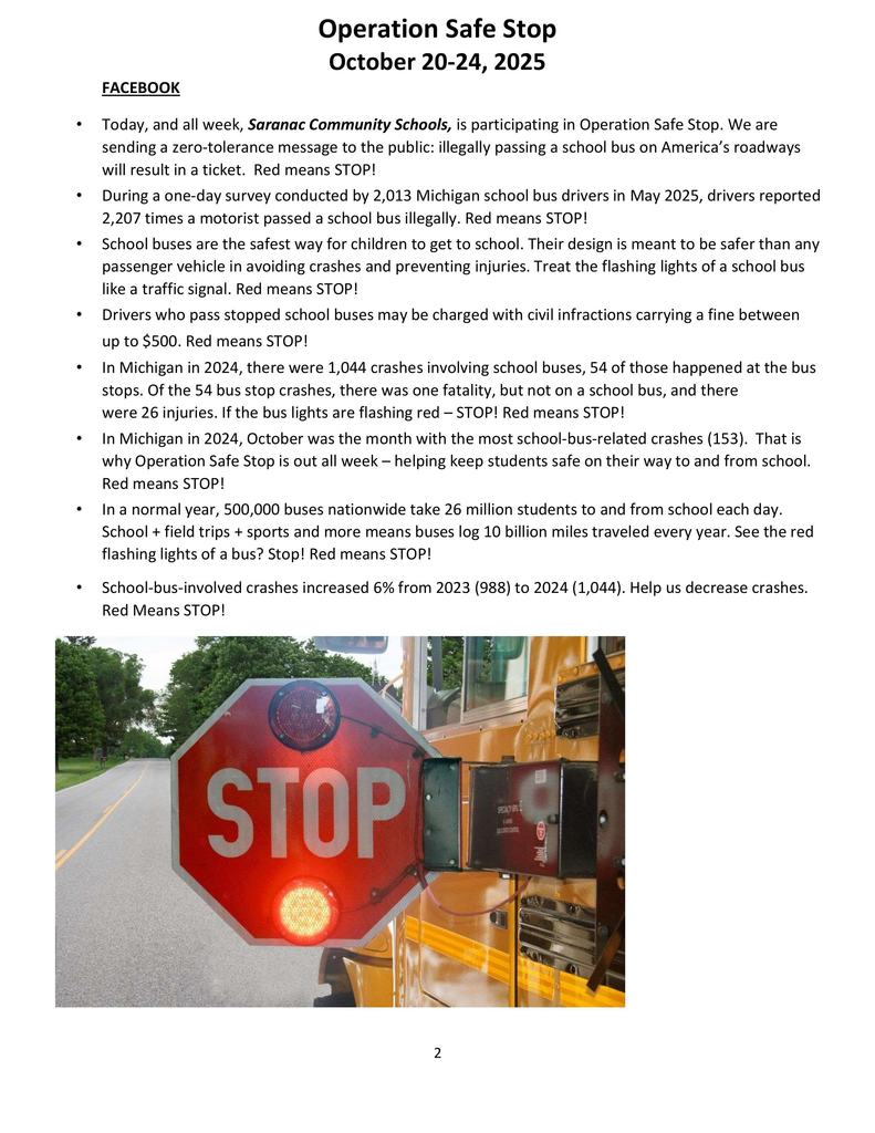 operations safe stop