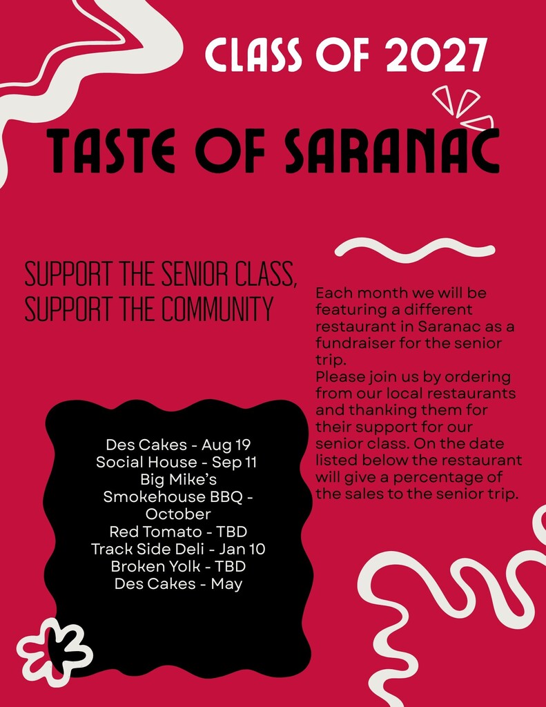 Taste of Saranac Fundraiser