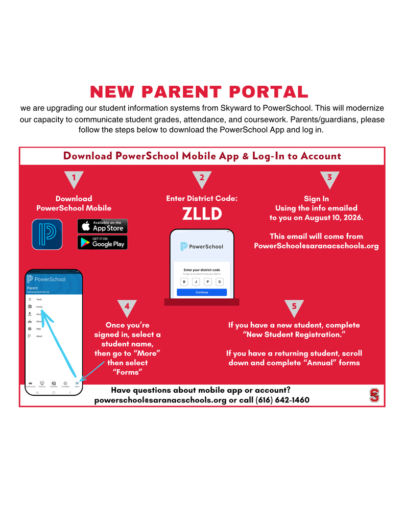 PowerSchool Login Instructions