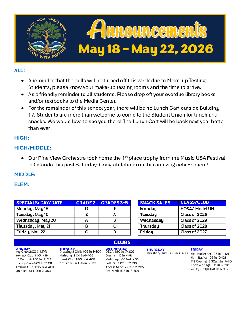 May 18-22, 2026