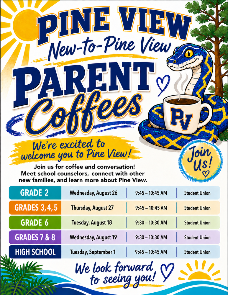 New-to-PV Parent Coffees