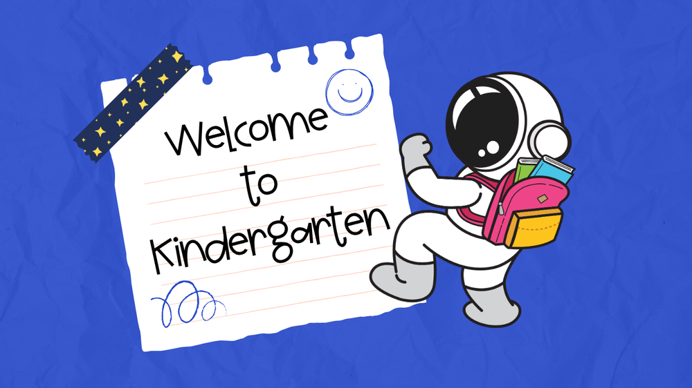 Welcome to kindergarten logo