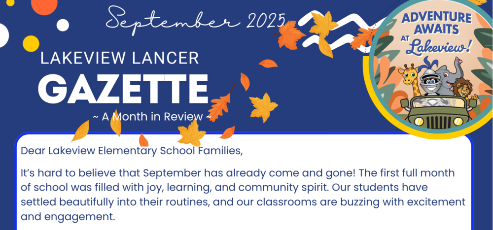Lakeview Family Newsletter - September Recap 2025