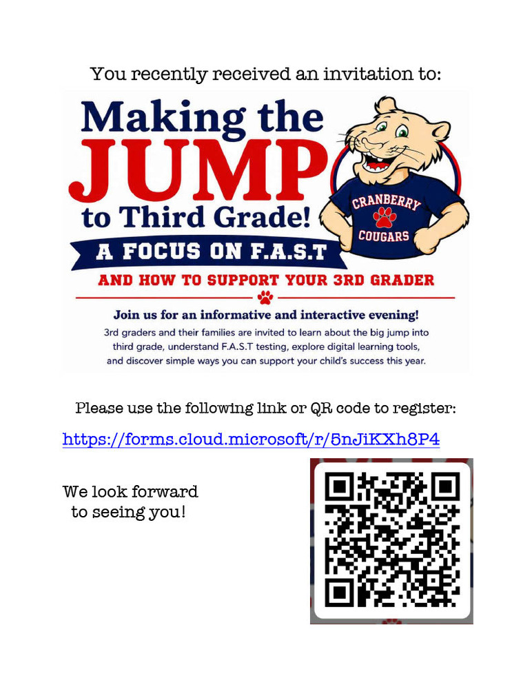 3rd Grade Parents register for Focus on FAST testing