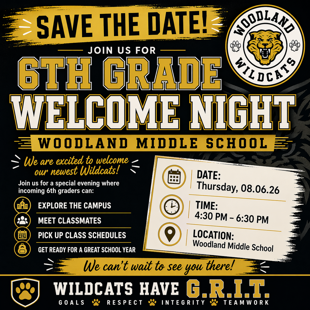 6th Grade Welcome Night