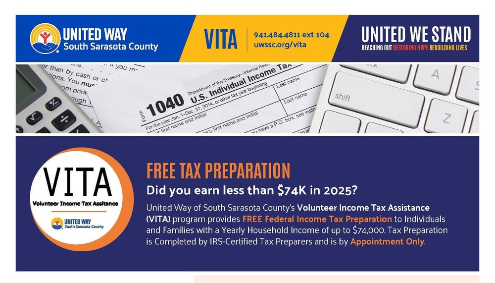 Tax prep flyer