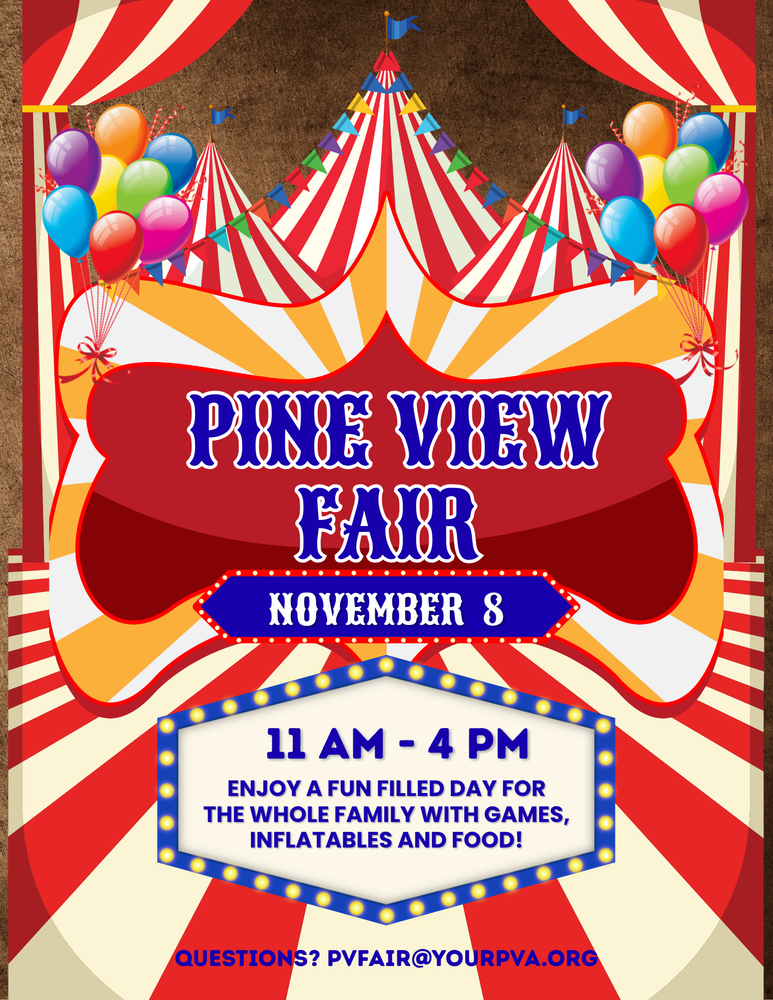 Pine View Fair - Nov. 8