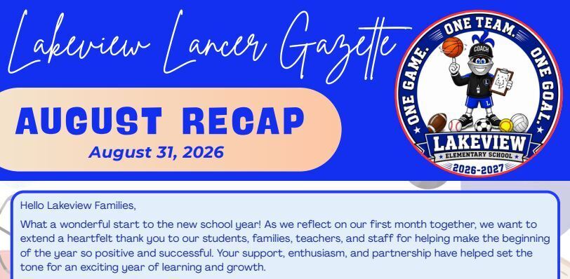 August 2026 Newsletter