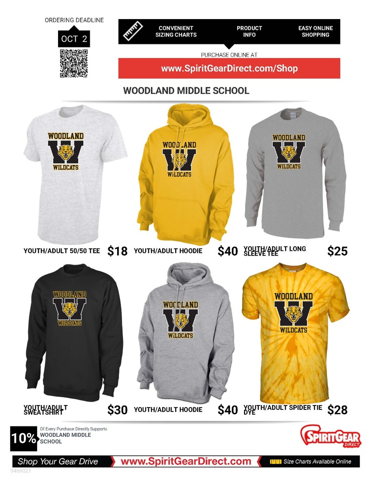 Spirit Gear School Gear Flyer