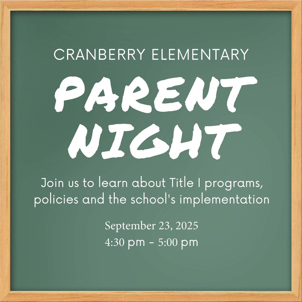 Cranberry Parent Night